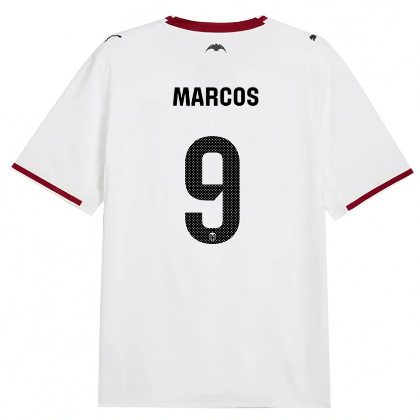 Danxen Hombre Camiseta Ana Marcos #9 Negro Blanco Rojo Amarillo 1ª Equipación 2026/27 La Camisa México