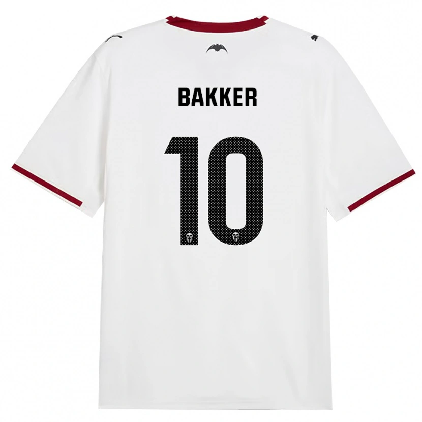 Danxen Hombre Camiseta Linda Bakker #10 Negro Blanco Rojo Amarillo 1ª Equipación 2026/27 La Camisa México