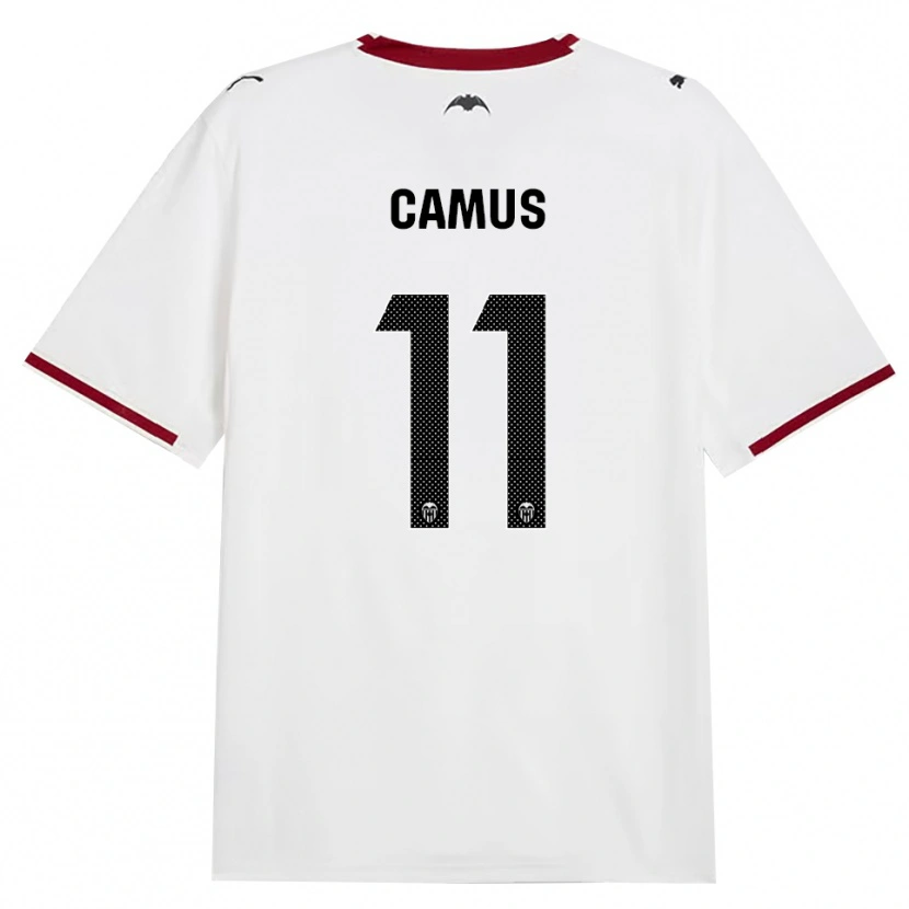 Danxen Hombre Camiseta Marco Camus #11 Negro Blanco Rojo Amarillo 1ª Equipación 2026/27 La Camisa México