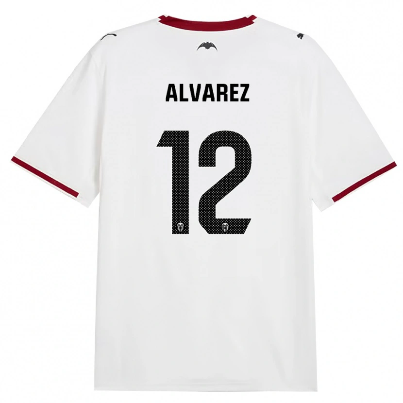 Danxen Hombre Camiseta Sofia Alvarez #12 Negro Blanco Rojo Amarillo 1ª Equipación 2026/27 La Camisa México