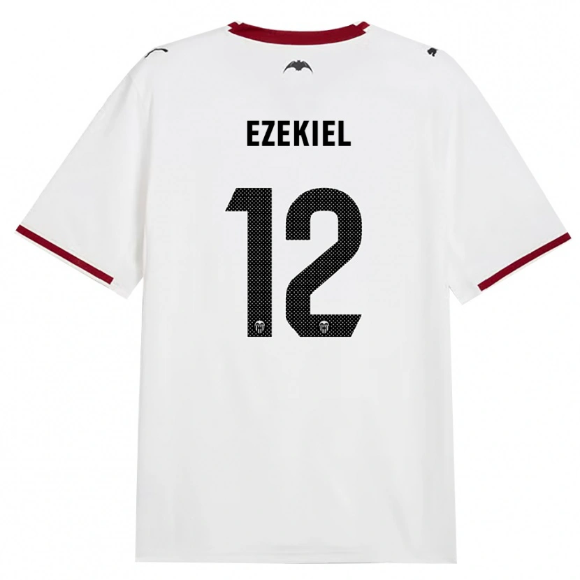 Danxen Hombre Camiseta Ezekiel Montunrayo #12 Negro Blanco Rojo Amarillo 1ª Equipación 2026/27 La Camisa México