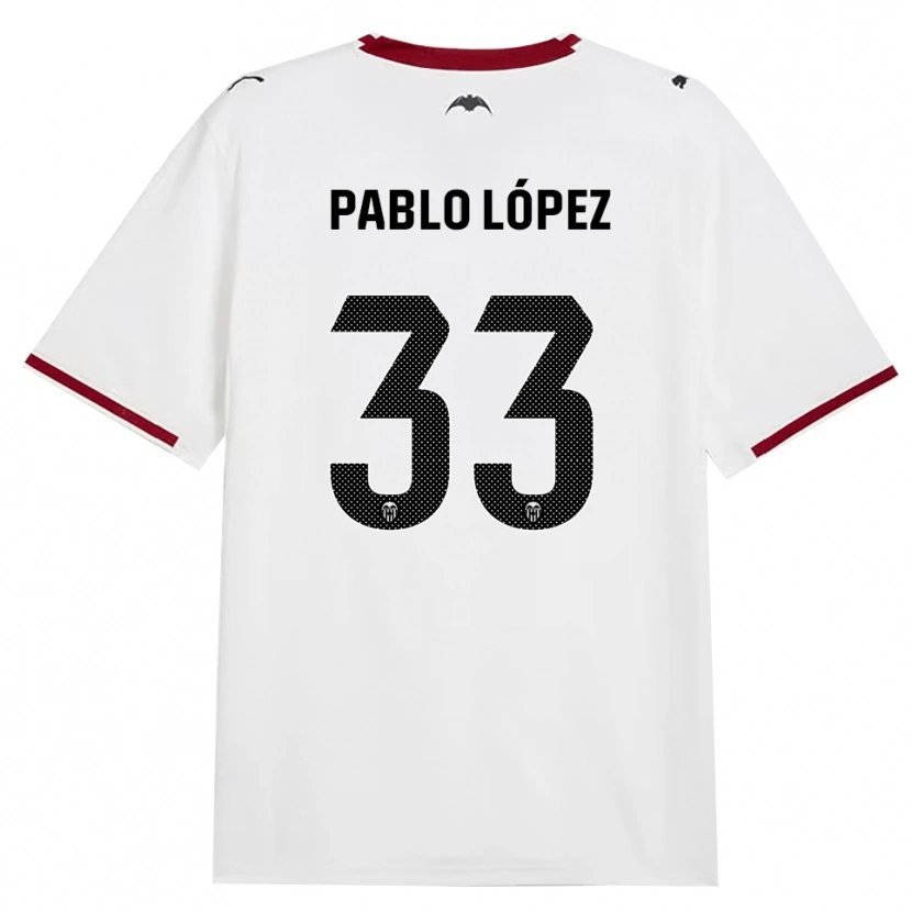 Danxen Hombre Camiseta Pablo López #33 Negro Blanco Rojo Amarillo 1ª Equipación 2026/27 La Camisa México
