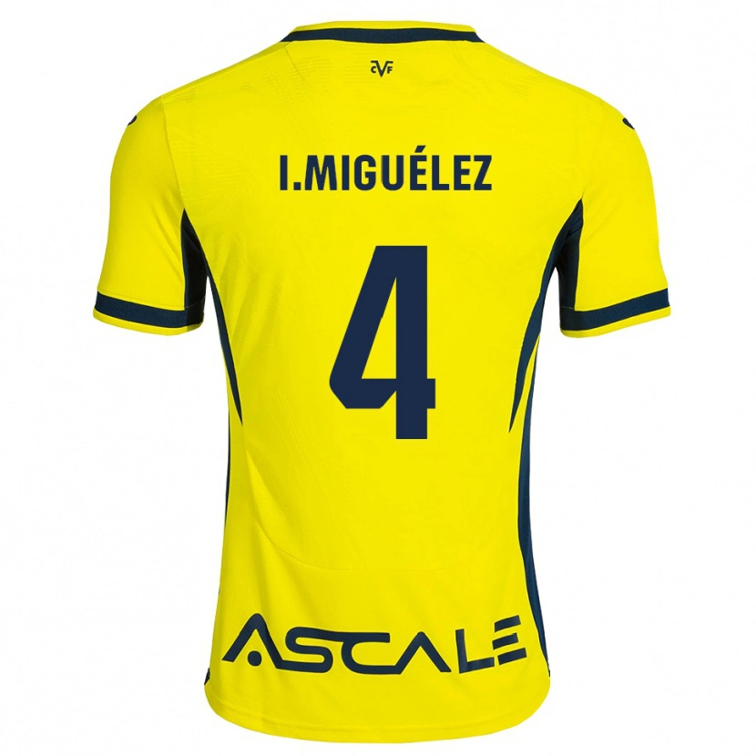 Danxen Hombre Camiseta Irene Miguélez #4 Amarillo Negro Rojo 1ª Equipación 2026/27 La Camisa México