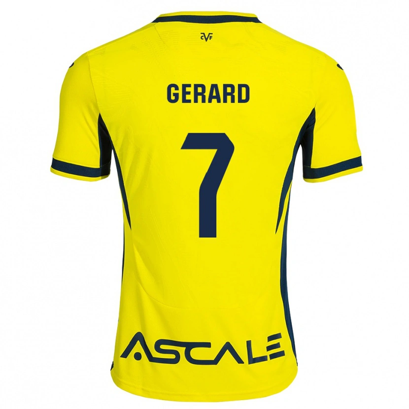 Danxen Hombre Camiseta Gerard Moreno #7 Amarillo Negro Rojo 1ª Equipación 2026/27 La Camisa México