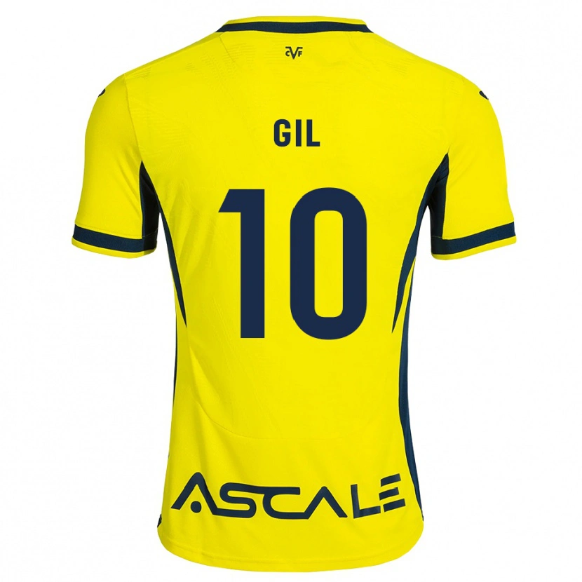 Danxen Hombre Camiseta Markel Gil #10 Amarillo Negro Rojo 1ª Equipación 2026/27 La Camisa México