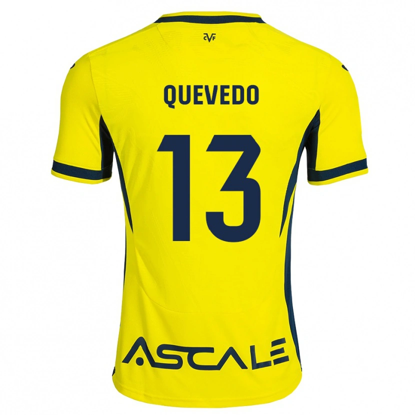 Danxen Hombre Camiseta Alex Quevedo #13 Amarillo Negro Rojo 1ª Equipación 2026/27 La Camisa México