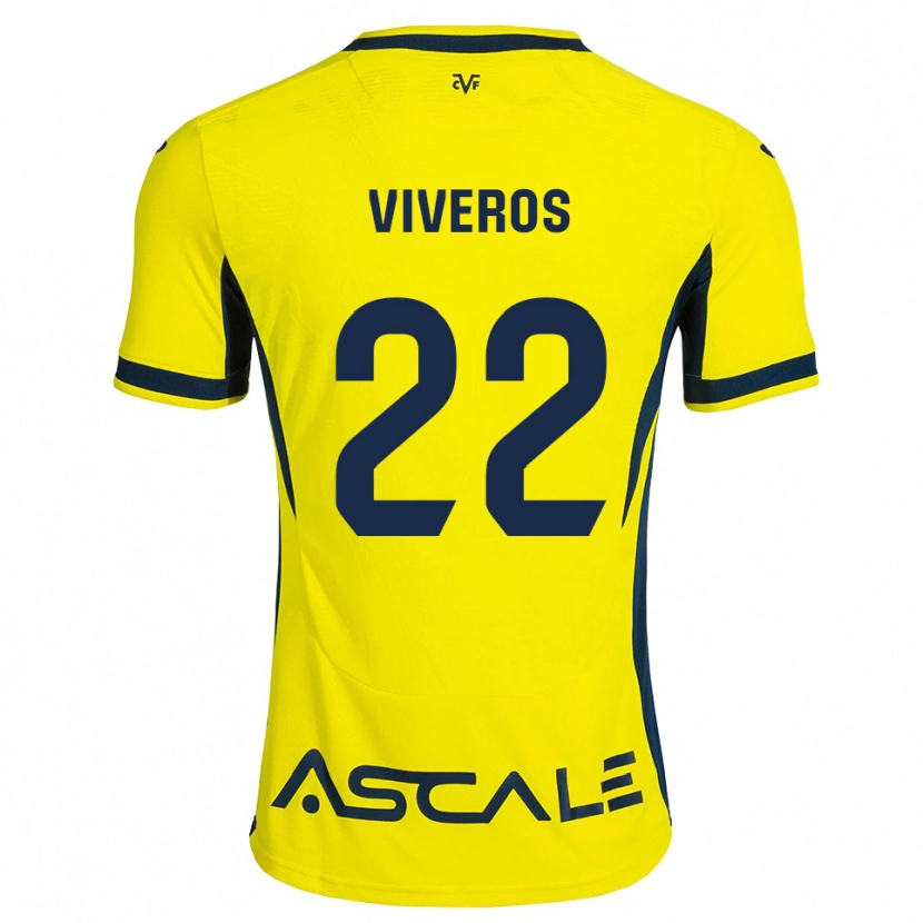 Danxen Hombre Camiseta Facundo Viveros #22 Amarillo Negro Rojo 1ª Equipación 2026/27 La Camisa México
