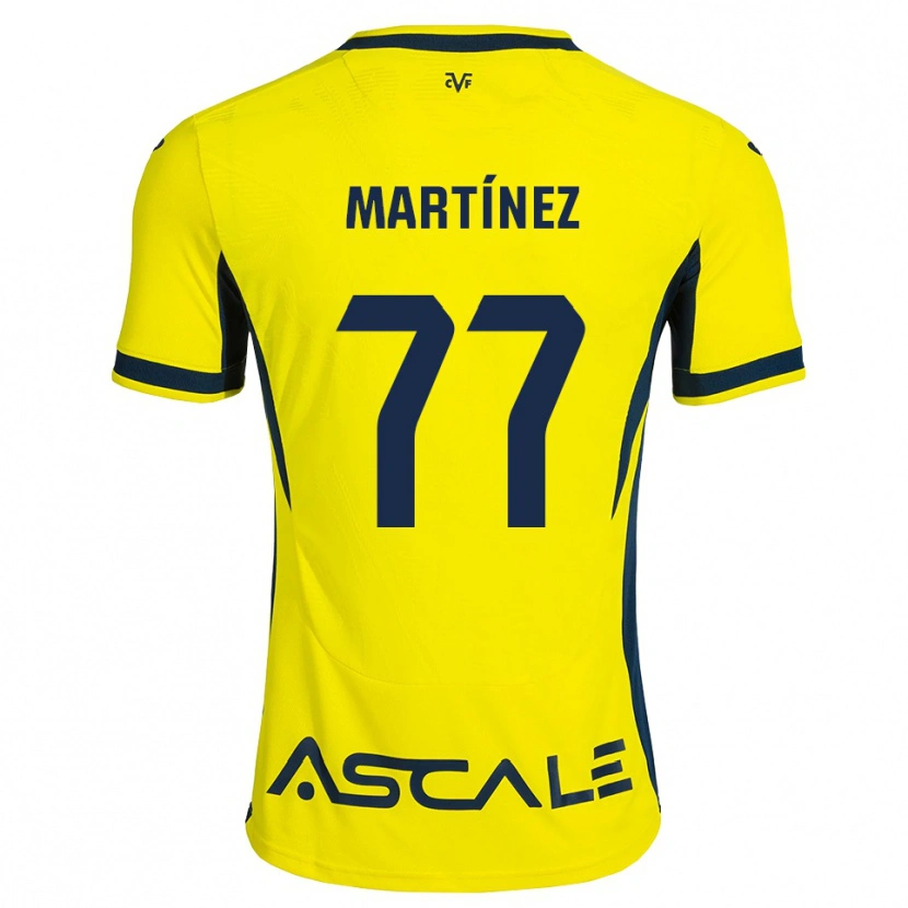 Danxen Hombre Camiseta Enric Martínez #77 Amarillo Negro Rojo 1ª Equipación 2026/27 La Camisa México