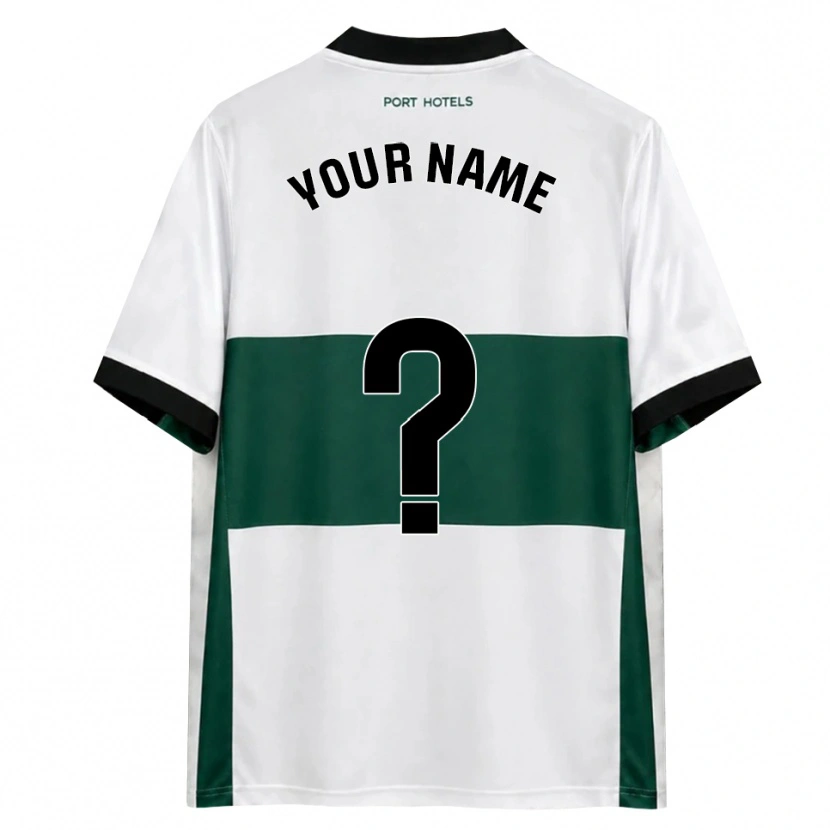 Danxen Hombre Camiseta Su Nombre #0 Verde Blanco Rojo 1ª Equipación 2026/27 La Camisa México