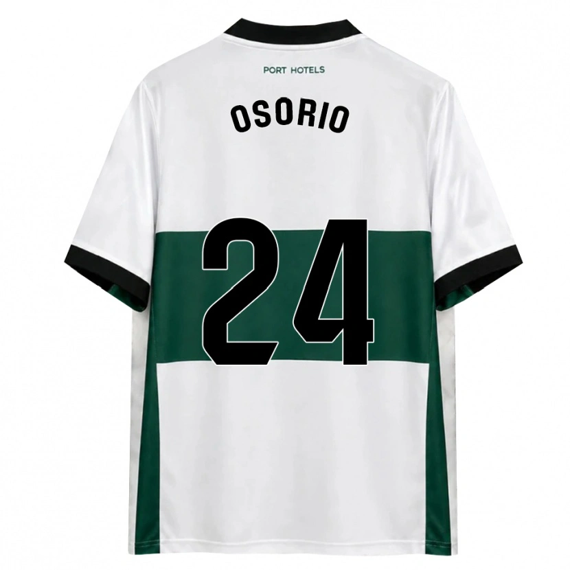 Danxen Hombre Camiseta Abiel Osorio #24 Verde Blanco Rojo 1ª Equipación 2026/27 La Camisa México