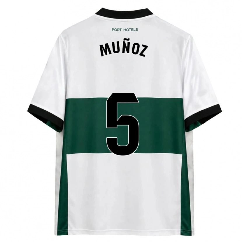 Danxen Hombre Camiseta Ismael Muñoz #5 Verde Blanco Rojo 1ª Equipación 2026/27 La Camisa México