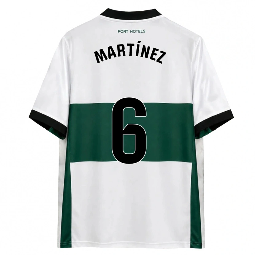 Danxen Hombre Camiseta Antonio Martínez #6 Verde Blanco Rojo 1ª Equipación 2026/27 La Camisa México