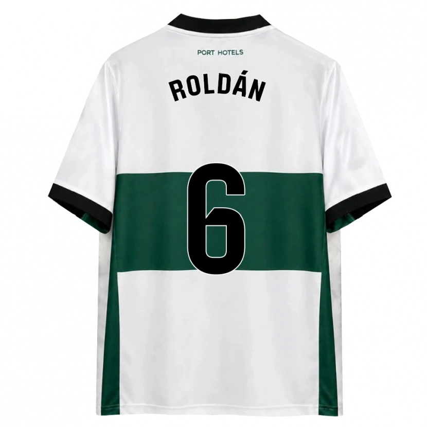 Danxen Hombre Camiseta Luis Roldán #6 Verde Blanco Rojo 1ª Equipación 2026/27 La Camisa México
