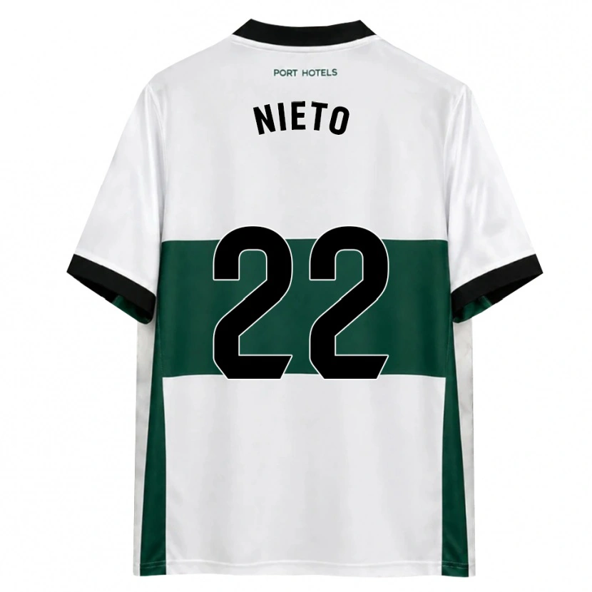 Danxen Hombre Camiseta Dani Nieto #22 Verde Blanco Rojo 1ª Equipación 2026/27 La Camisa México