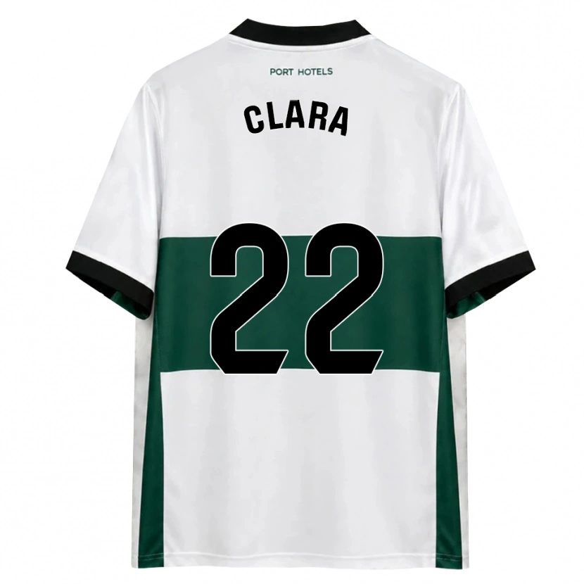Danxen Hombre Camiseta Clara Ferrer Gallego #22 Verde Blanco Rojo 1ª Equipación 2026/27 La Camisa México