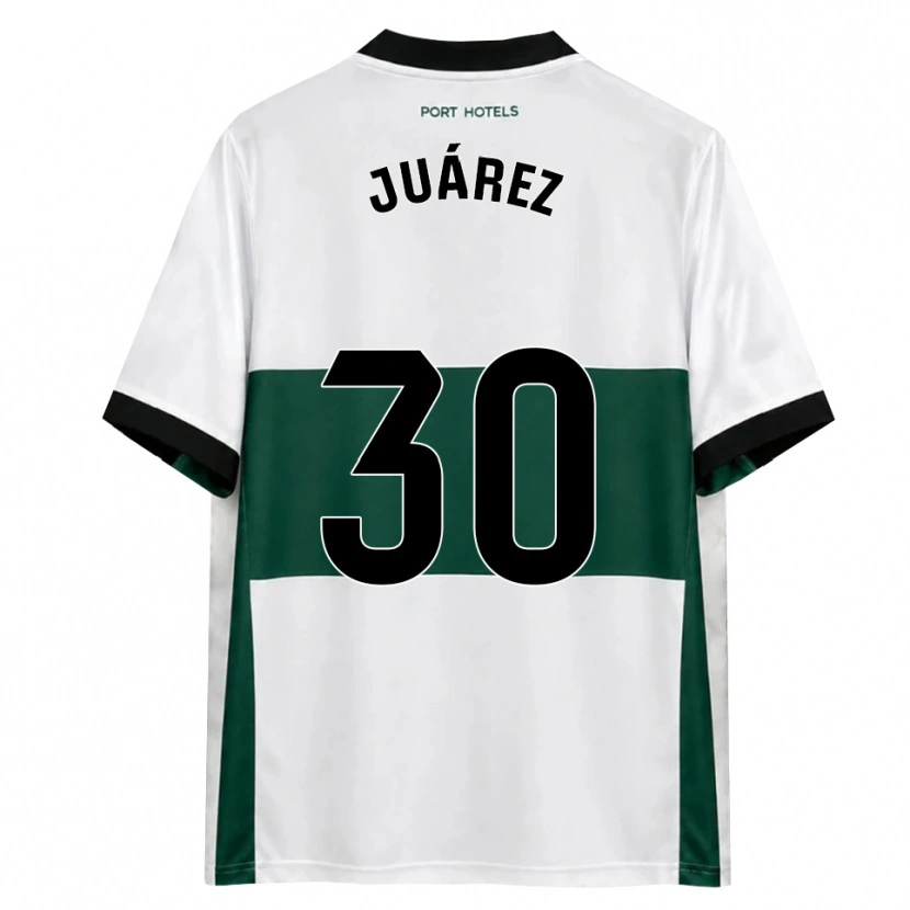 Danxen Hombre Camiseta Salva Juárez #30 Verde Blanco Rojo 1ª Equipación 2026/27 La Camisa México