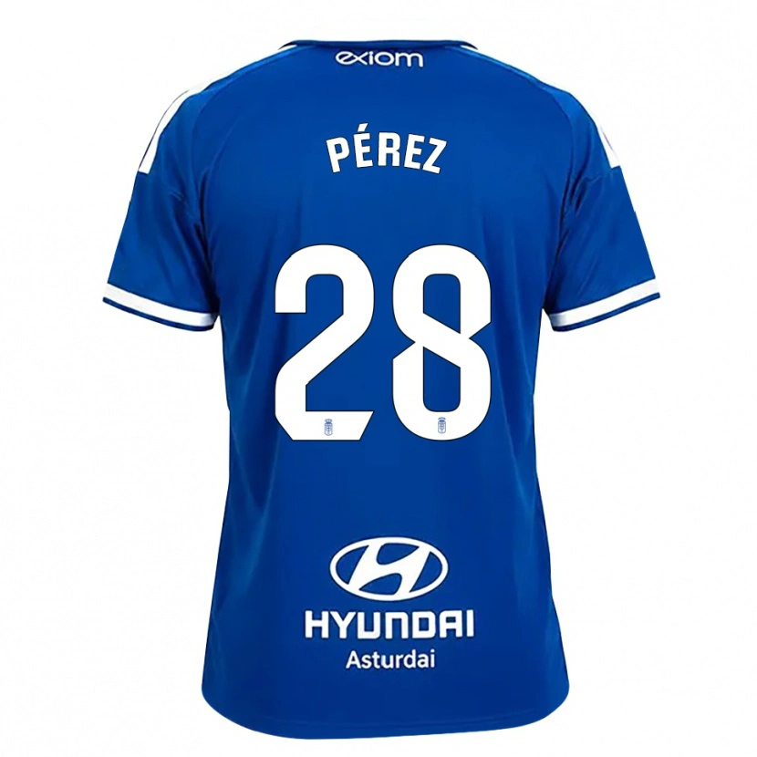 Danxen Hombre Camiseta Enzo Pérez #28 Azul Mediano Blanco 1ª Equipación 2026/27 La Camisa México