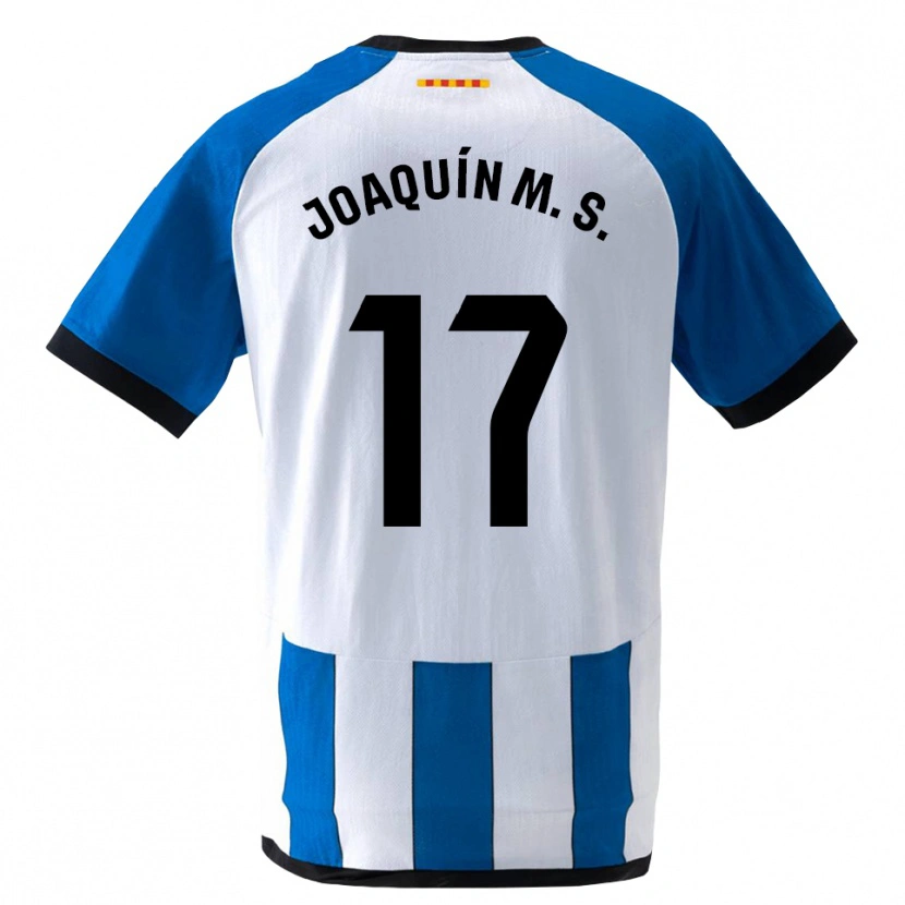 Danxen Hombre Camiseta Joaquín Sánchez #17 Azul Real Blanco 1ª Equipación 2026/27 La Camisa México