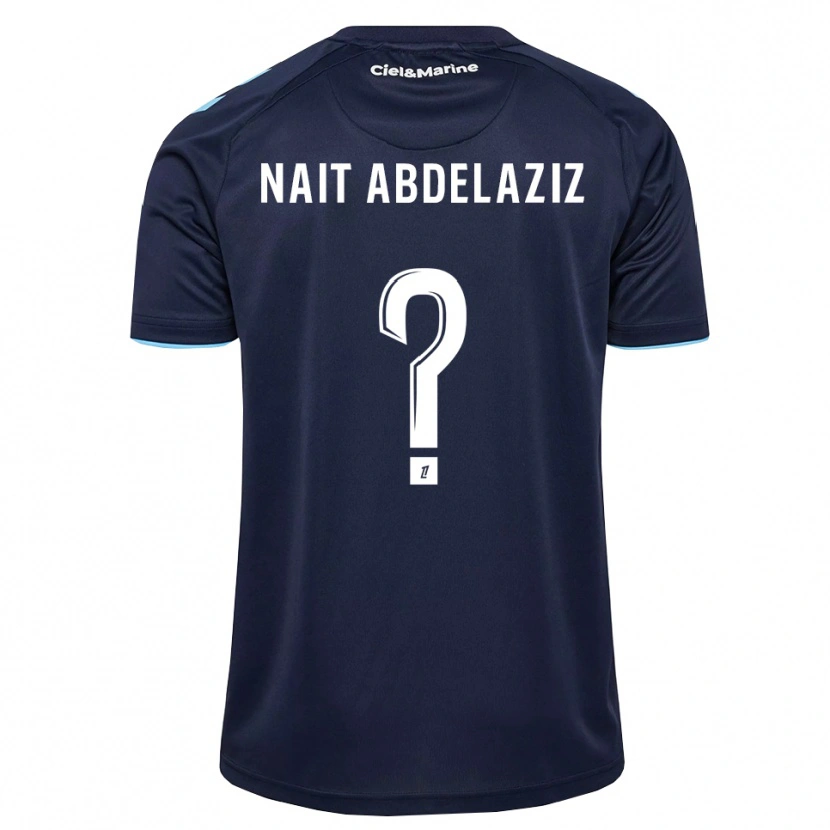 Danxen Hombre Camiseta Elias Naït Abdelaziz #0 Azul Aciano Azul Medianoche 1ª Equipación 2026/27 La Camisa México