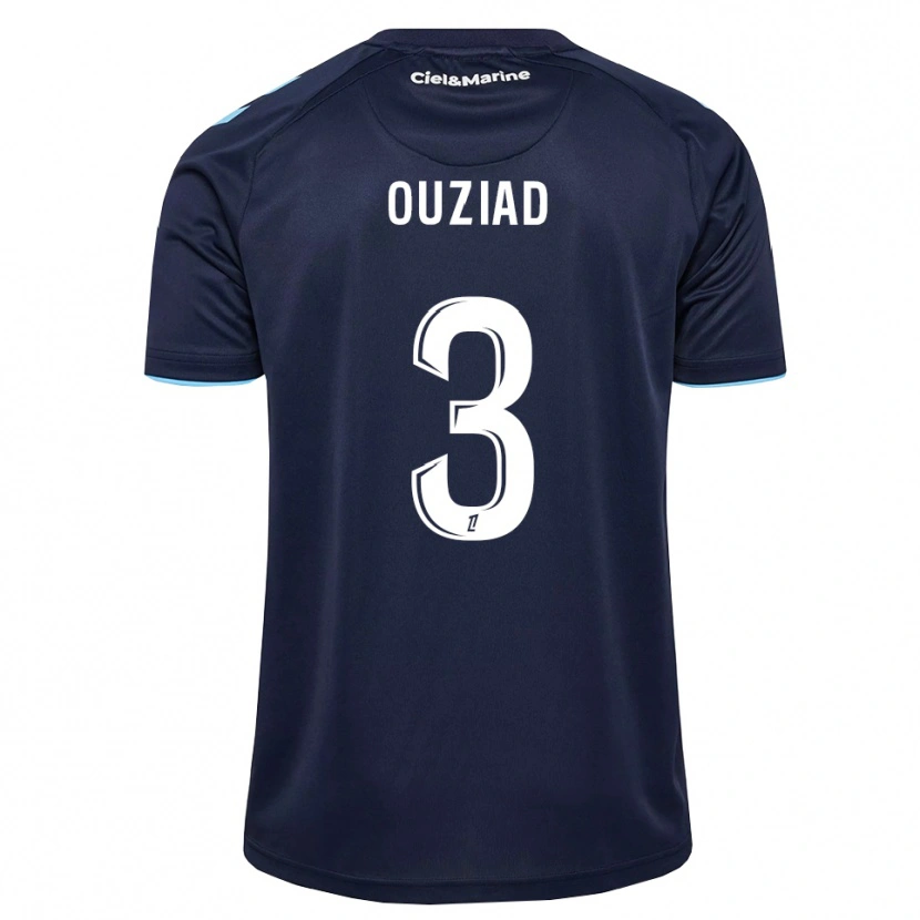 Danxen Hombre Camiseta Djibril Ouziad #3 Azul Aciano Azul Medianoche 1ª Equipación 2026/27 La Camisa México