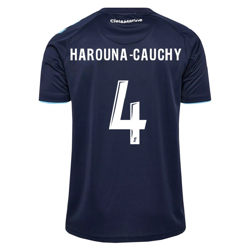 Danxen Hombre Camiseta Yllian Harouna-Cauchy #4 Azul Aciano Azul Medianoche 1ª Equipación 2026/27 La Camisa México
