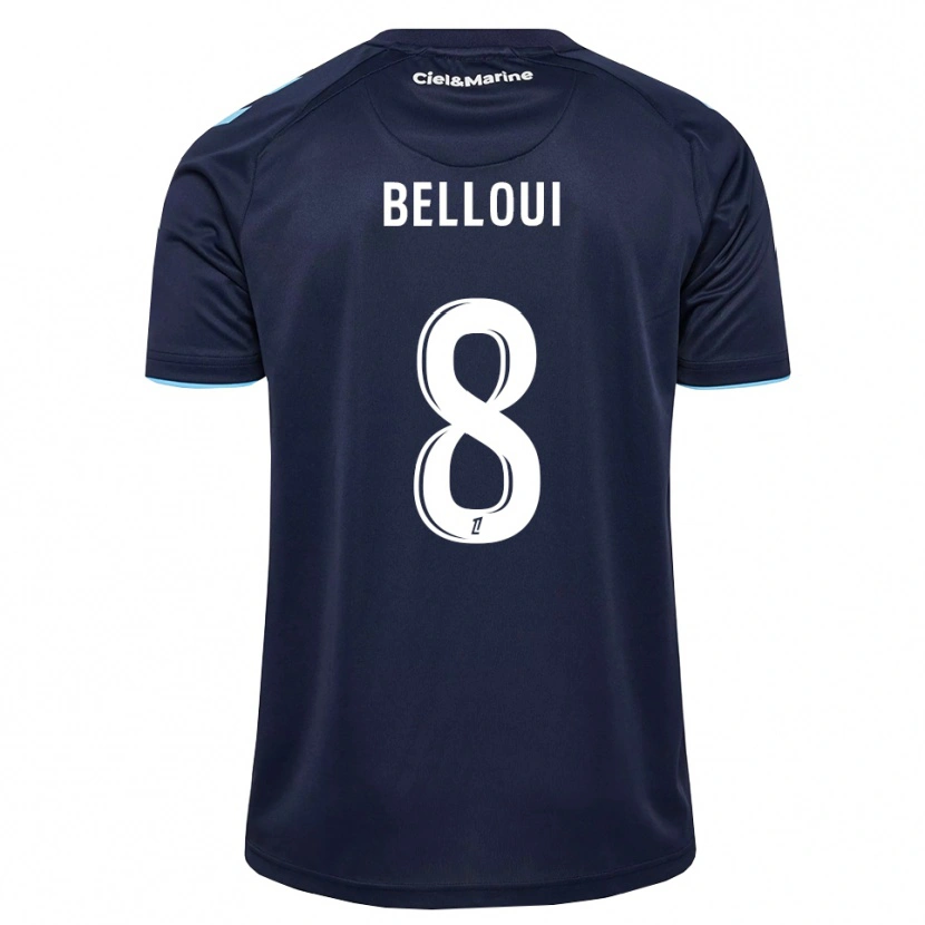 Danxen Hombre Camiseta Ilyan Belloui #8 Azul Aciano Azul Medianoche 1ª Equipación 2026/27 La Camisa México