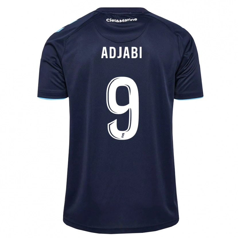 Danxen Hombre Camiseta Ikram Adjabi #9 Azul Aciano Azul Medianoche 1ª Equipación 2026/27 La Camisa México
