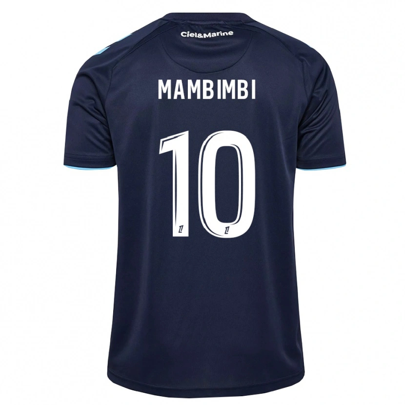 Danxen Hombre Camiseta Felix Mambimbi #10 Azul Aciano Azul Medianoche 1ª Equipación 2026/27 La Camisa México