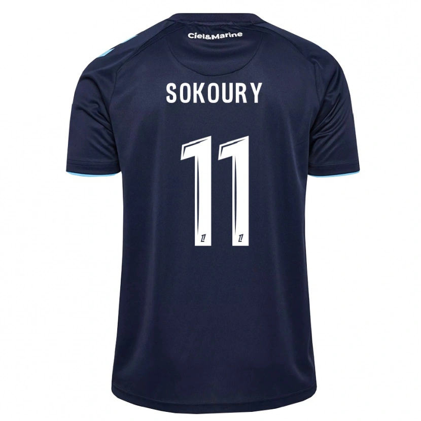 Danxen Hombre Camiseta Junior Sokoury #11 Azul Aciano Azul Medianoche 1ª Equipación 2026/27 La Camisa México