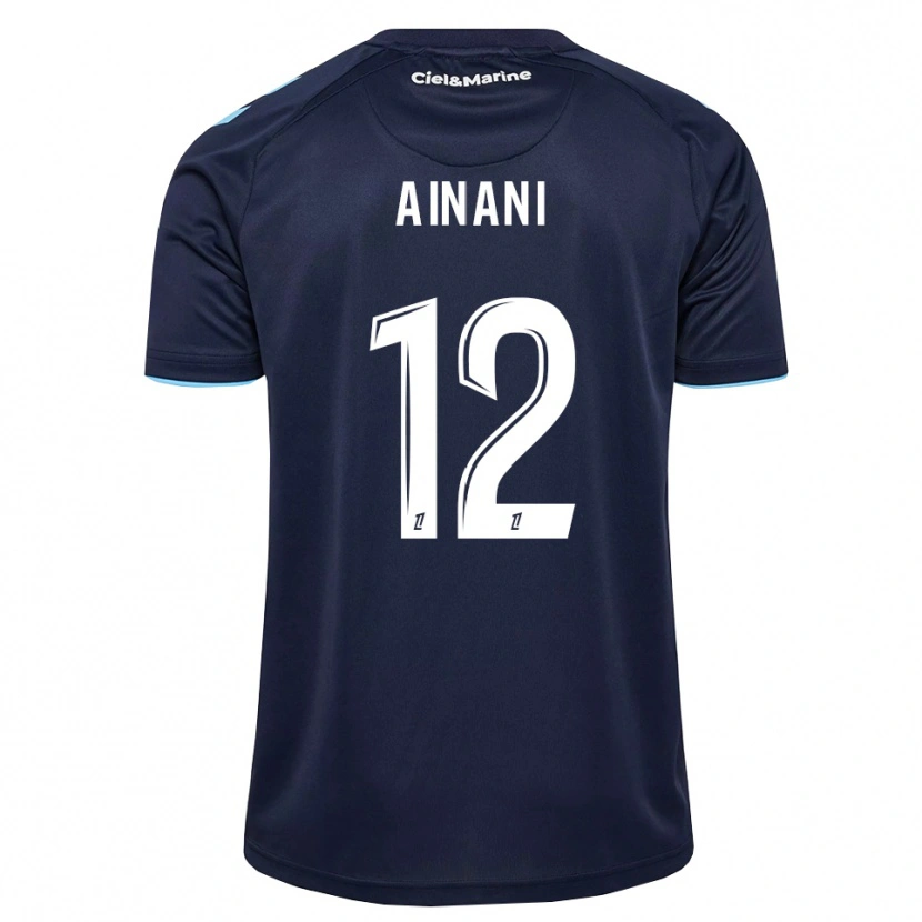 Danxen Hombre Camiseta Sufyan Ainani #12 Azul Aciano Azul Medianoche 1ª Equipación 2026/27 La Camisa México