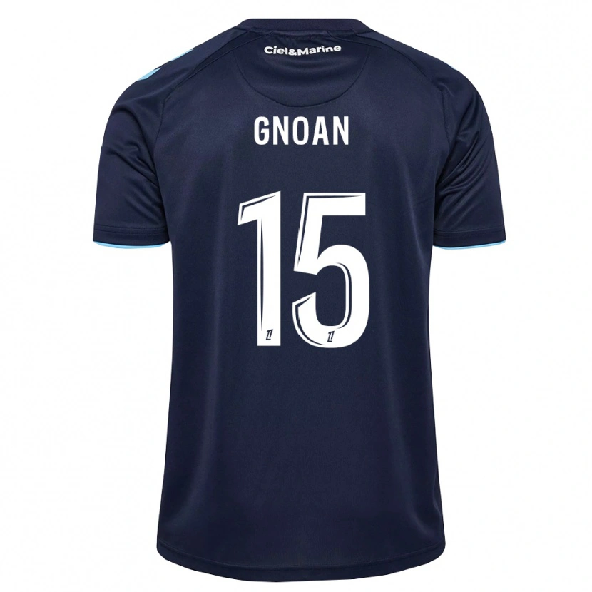 Danxen Hombre Camiseta Ebroni Gnoan #15 Azul Aciano Azul Medianoche 1ª Equipación 2026/27 La Camisa México
