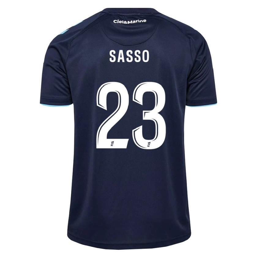 Danxen Hombre Camiseta Vincent Sasso #23 Azul Aciano Azul Medianoche 1ª Equipación 2026/27 La Camisa México