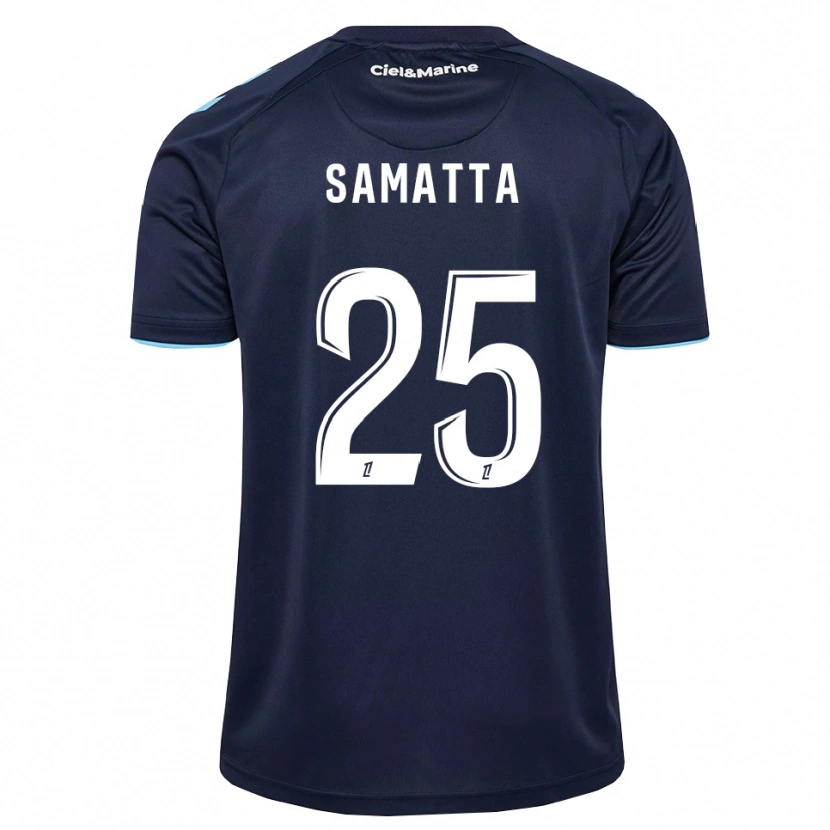 Danxen Hombre Camiseta Mbwana Samatta #25 Azul Aciano Azul Medianoche 1ª Equipación 2026/27 La Camisa México