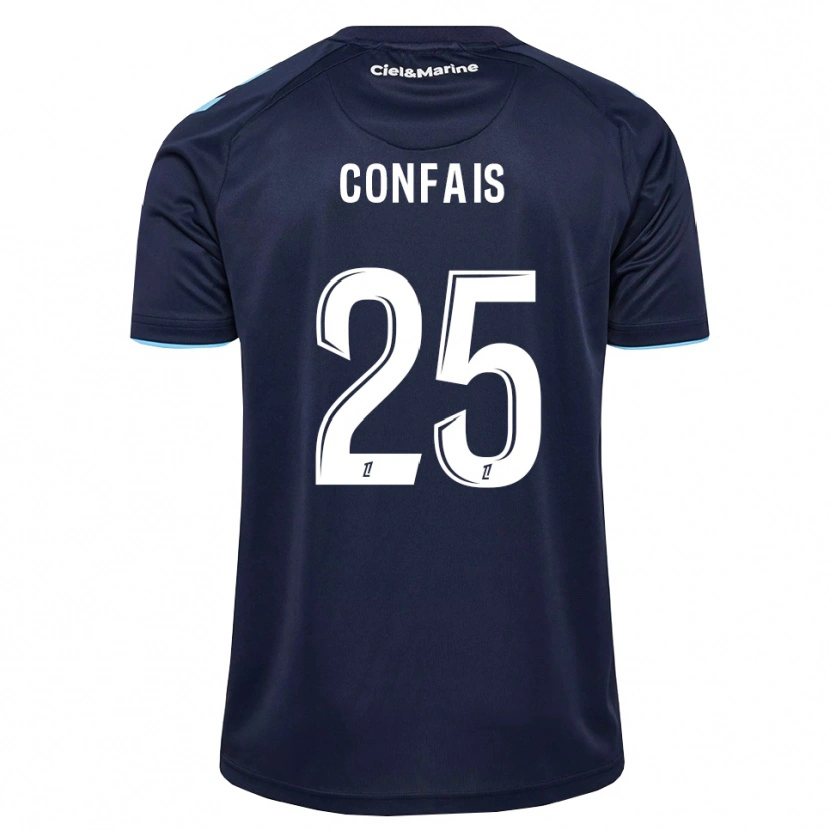 Danxen Hombre Camiseta Aloïs Confais #25 Azul Aciano Azul Medianoche 1ª Equipación 2026/27 La Camisa México