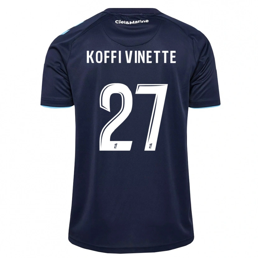Danxen Hombre Camiseta Enzo Koffi #27 Azul Aciano Azul Medianoche 1ª Equipación 2026/27 La Camisa México