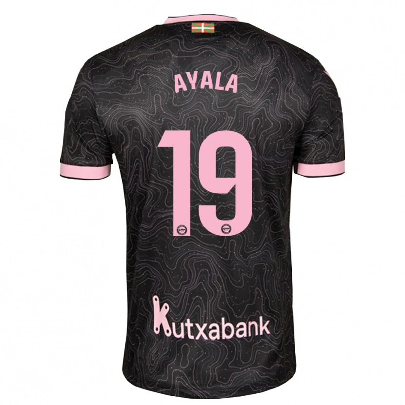 Danxen Hombre Camiseta Axel Ayala #19 Negro Rosa 2ª Equipación 2026/27 La Camisa México