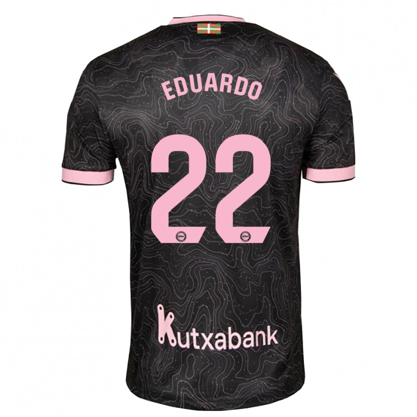Danxen Hombre Camiseta Eduardo Fontana #22 Negro Rosa 2ª Equipación 2026/27 La Camisa México