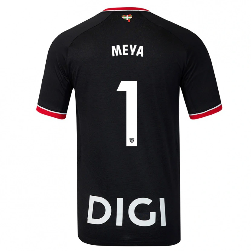 Danxen Hombre Camiseta Aina Meya Bellot #1 Negro Blanco Rojo 2ª Equipación 2026/27 La Camisa México