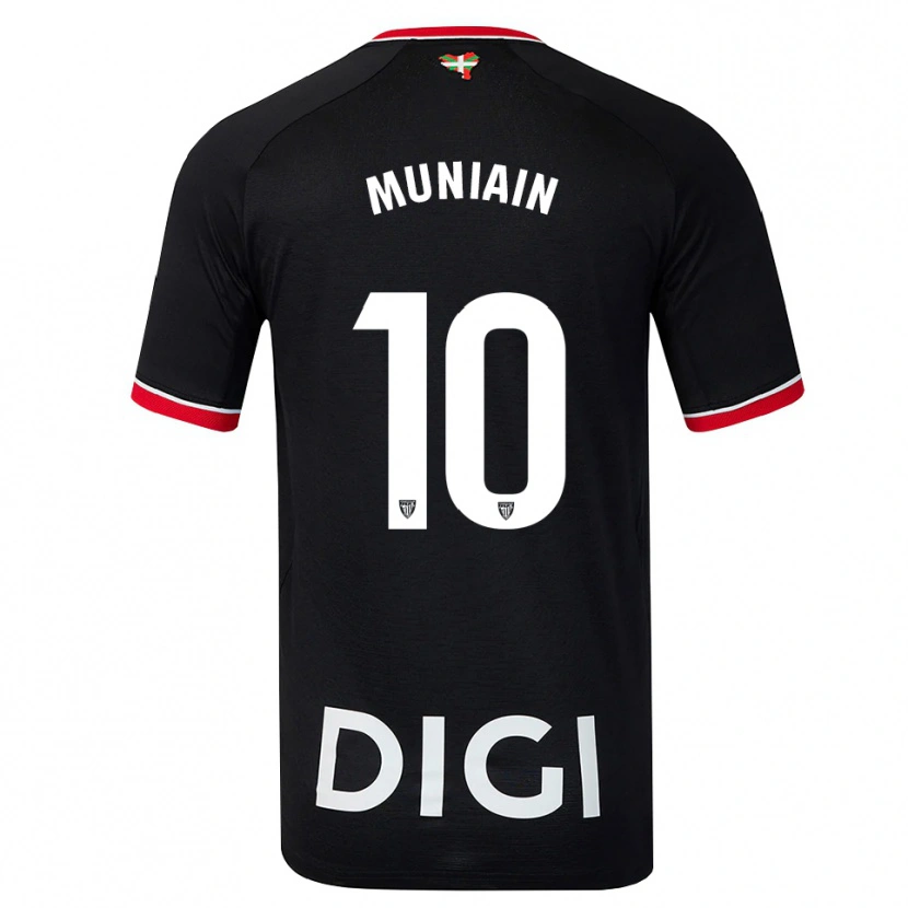 Danxen Hombre Camiseta Iker Muniain #10 Negro Blanco Rojo 2ª Equipación 2026/27 La Camisa México