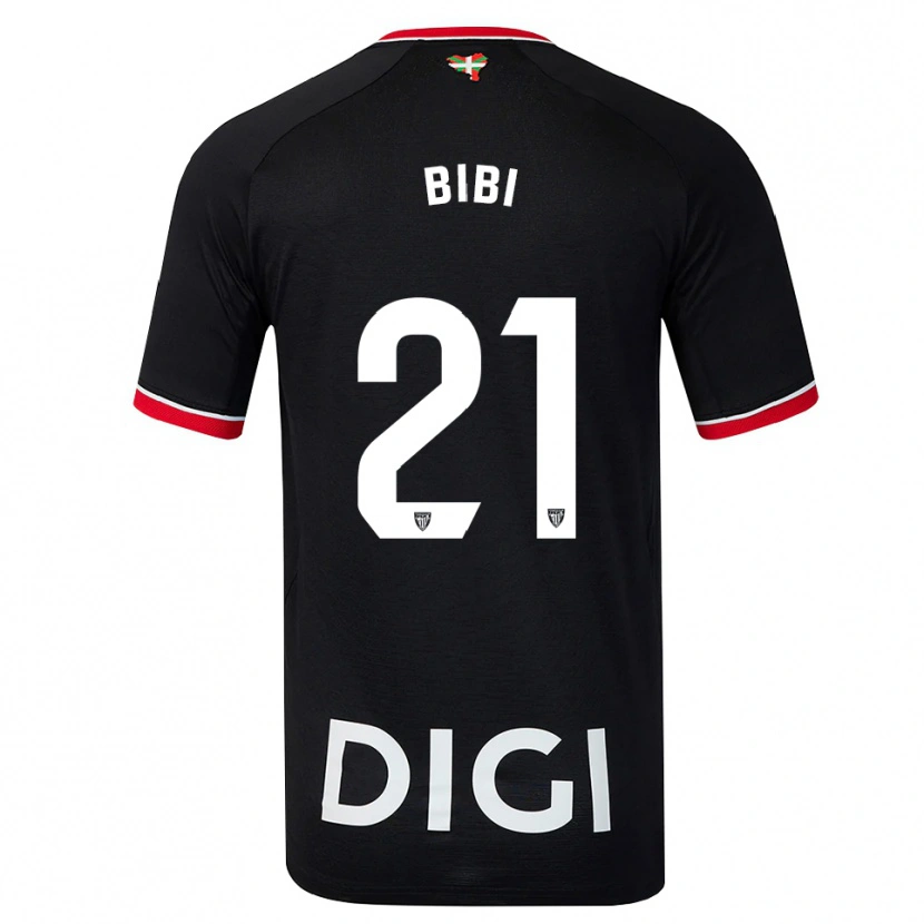 Danxen Hombre Camiseta Bibiane Schulze #21 Negro Blanco Rojo 2ª Equipación 2026/27 La Camisa México