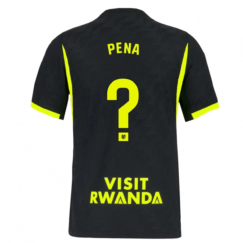 Danxen Hombre Camiseta Hector Pena #0 Verde Brillante Negro 2ª Equipación 2026/27 La Camisa México