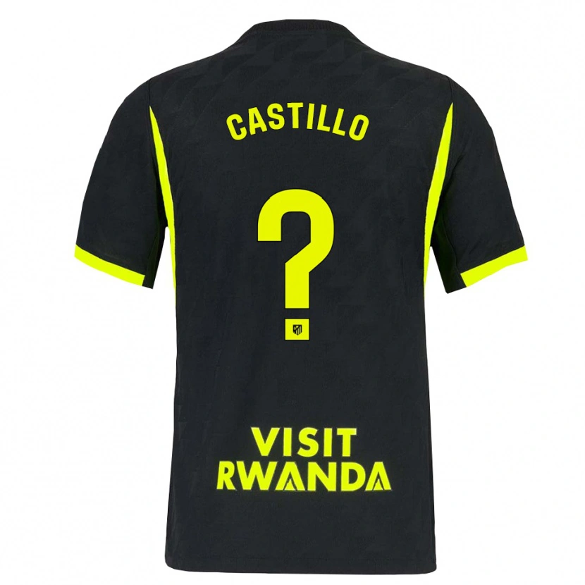 Danxen Hombre Camiseta Jorge Castillo #0 Verde Brillante Negro 2ª Equipación 2026/27 La Camisa México