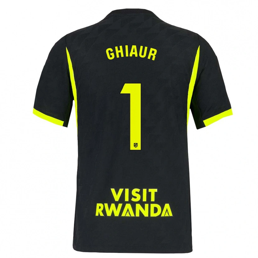 Danxen Hombre Camiseta Octavian Ghiaur #1 Verde Brillante Negro 2ª Equipación 2026/27 La Camisa México