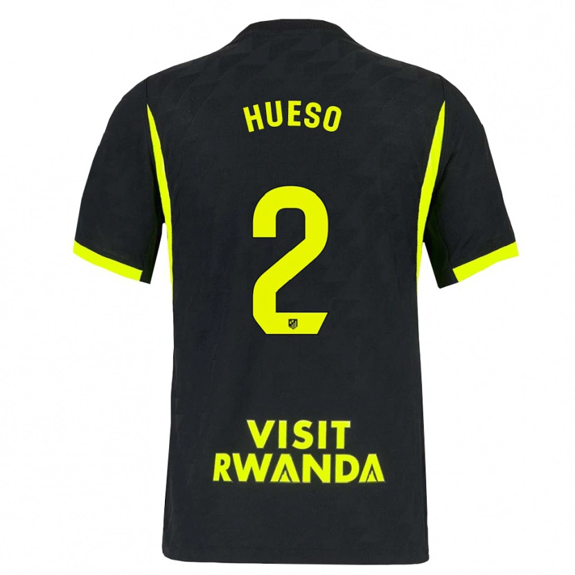 Danxen Hombre Camiseta Romeo Hueso #2 Verde Brillante Negro 2ª Equipación 2026/27 La Camisa México