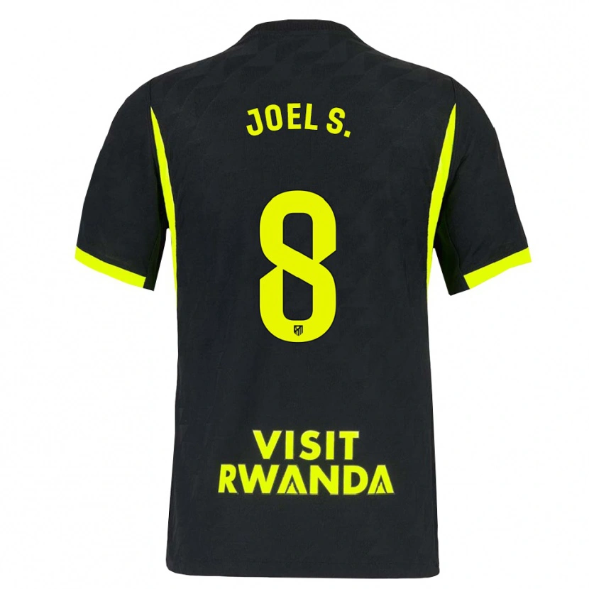 Danxen Hombre Camiseta Joel Sánchez #8 Verde Brillante Negro 2ª Equipación 2026/27 La Camisa México