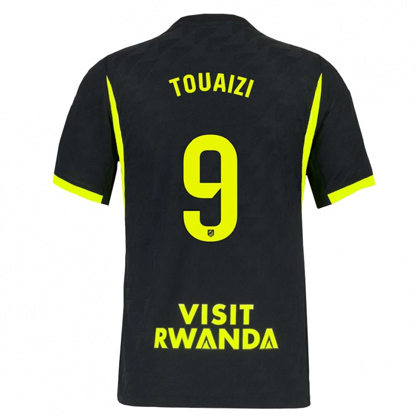 Danxen Hombre Camiseta Nabil Touaizi #9 Verde Brillante Negro 2ª Equipación 2026/27 La Camisa México