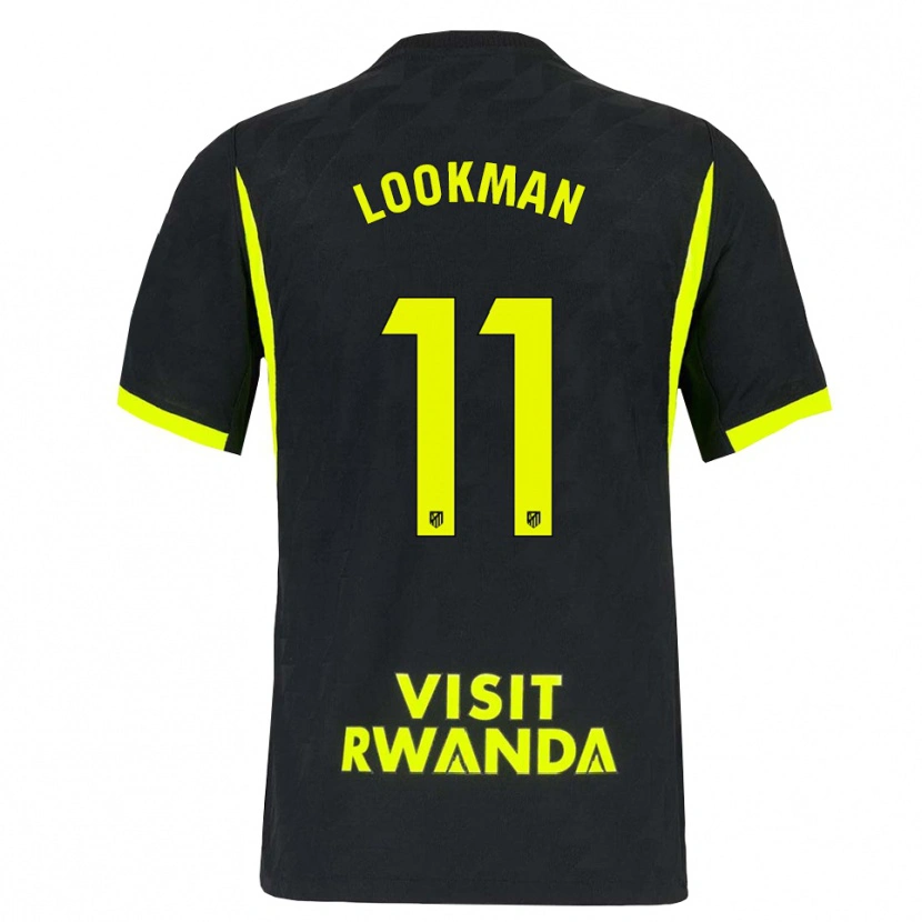Danxen Hombre Camiseta Ademola Lookman #11 Verde Brillante Negro 2ª Equipación 2026/27 La Camisa México