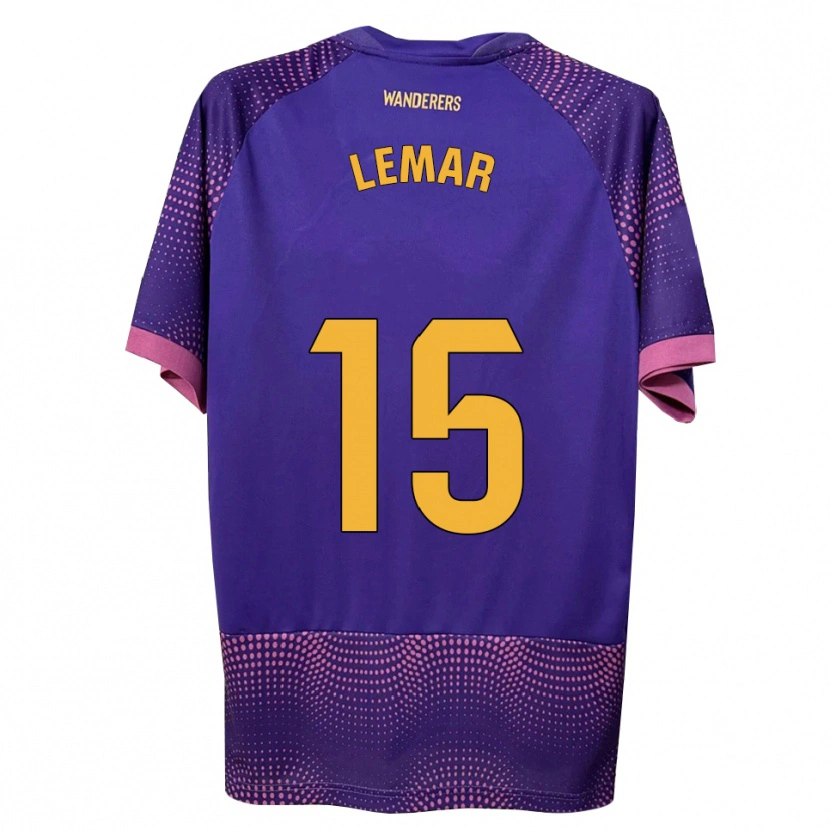 Danxen Hombre Camiseta Thomas Lemar #15 Morado Blanco Rosa 2ª Equipación 2026/27 La Camisa México