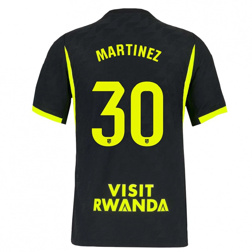 Danxen Hombre Camiseta Daniel Martinez #30 Verde Brillante Negro 2ª Equipación 2026/27 La Camisa México