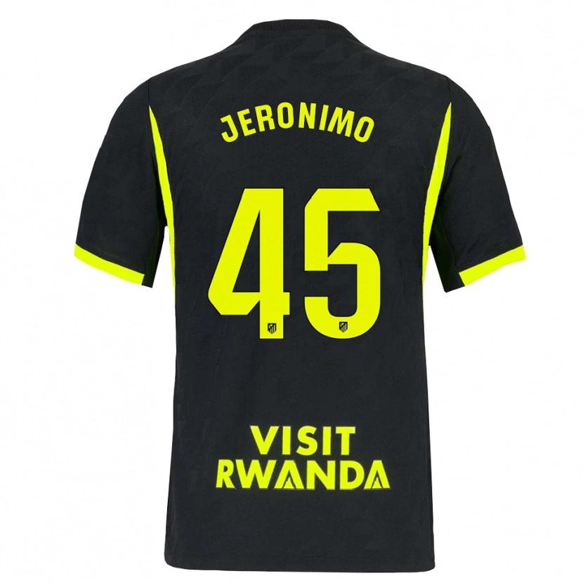 Danxen Hombre Camiseta Isaiah Jeronimo #45 Verde Brillante Negro 2ª Equipación 2026/27 La Camisa México